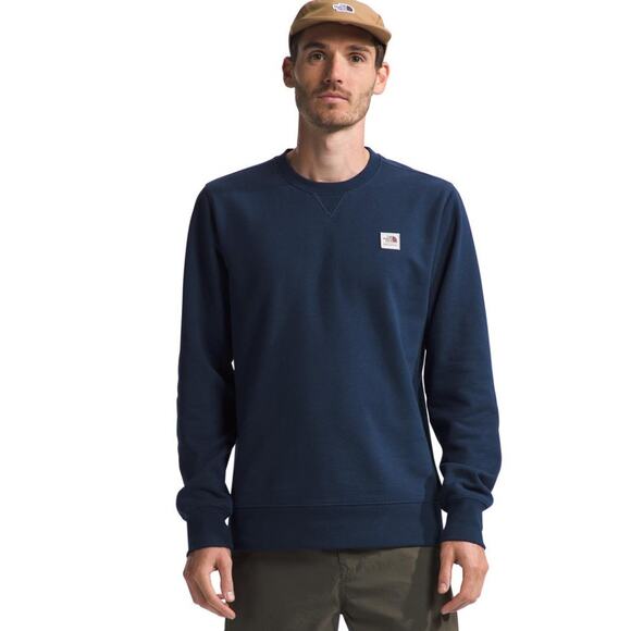 The North Face Men’s Heritage Patch Crew Neck Sweatshirt Medium - Picture 1 of 5